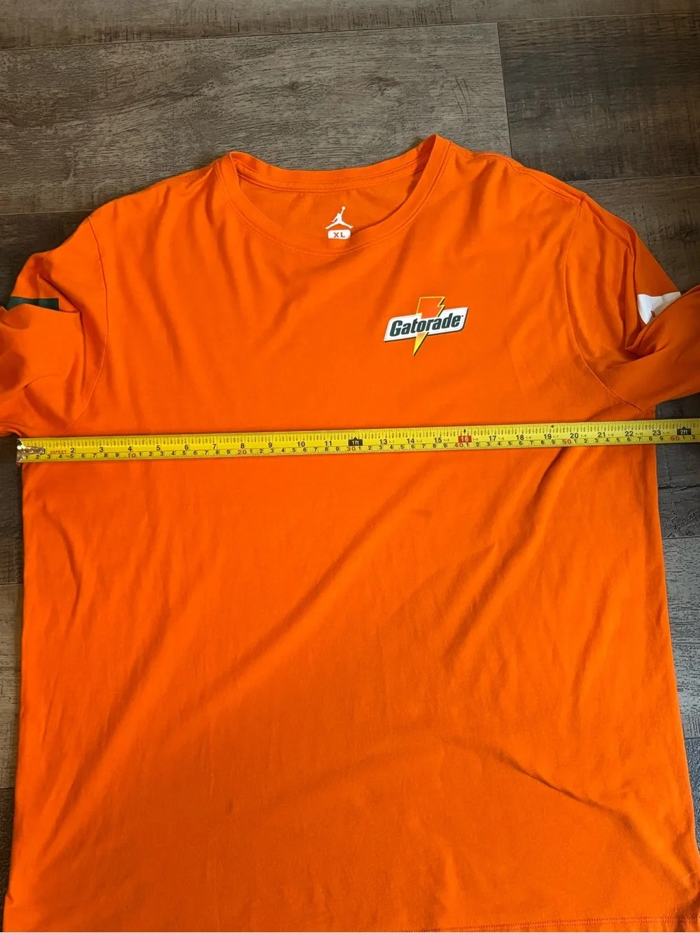 Jordan x Gatorade Orange Long Sleeve Crewneck Shirt
